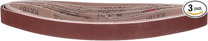 1 x 30 Inch Sanding Belt, 3 Pcs 320 Grit Knife Sharpener Belts Work Sharpening for Belt Sander Knife Carving Tool Metal Working