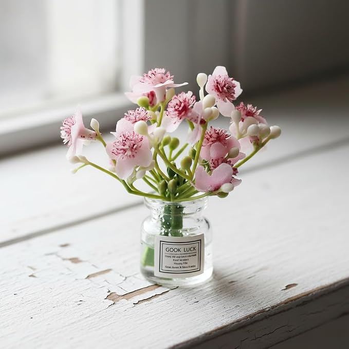 1Pc Miniature Flowers in Vase Set - Image 3