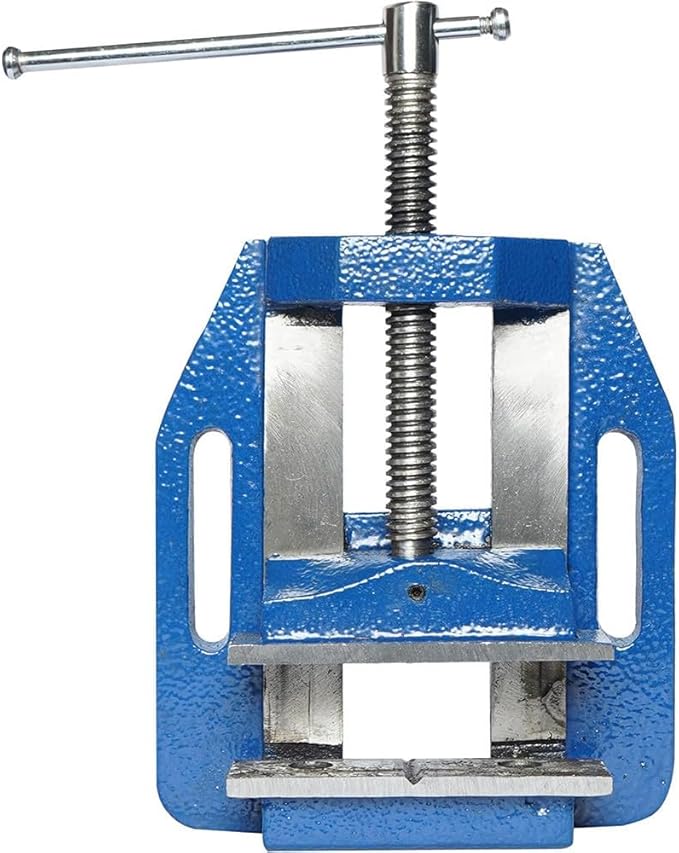 100mm Drill Press Vice Cast Iron Heavy Duty Precision Clamp for Drilling Milling and Workshop Use Durable Construction for Secure and Stable Work holding E-2474P