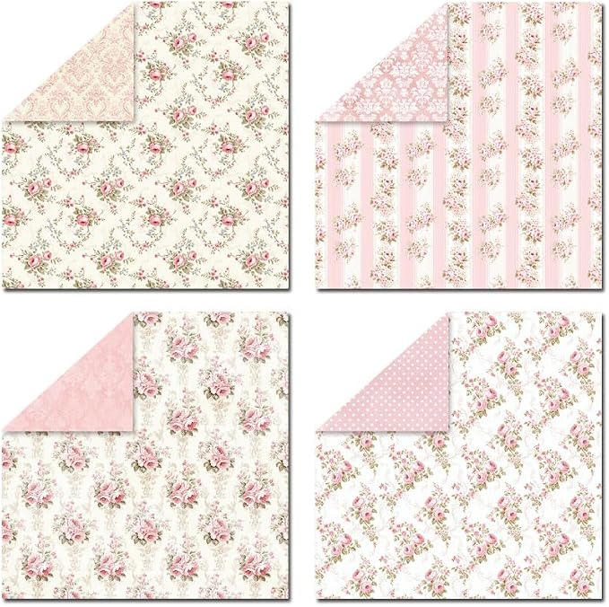 Scrapbook Paper & Scrapbooking Supplies, Shabby Chic Craft Sheets - Image 4