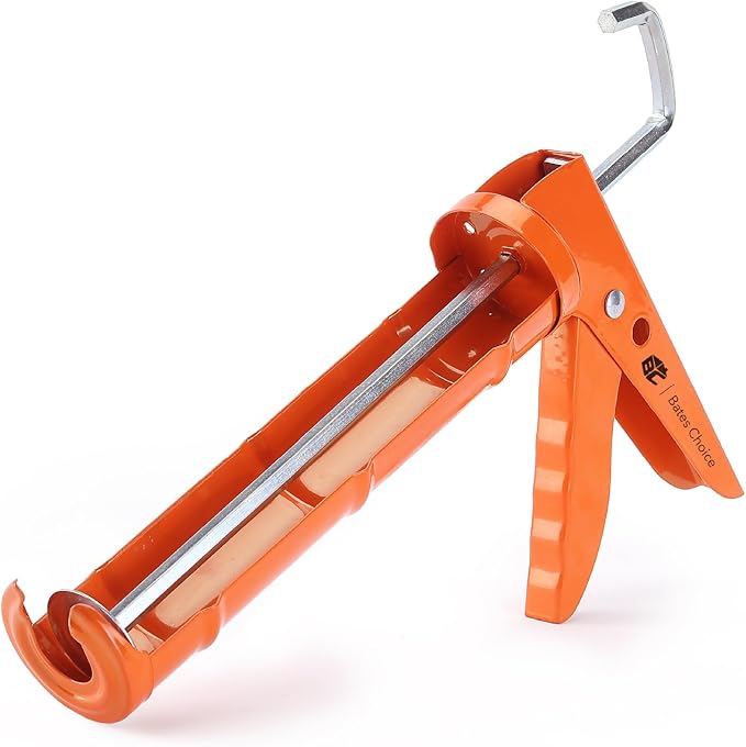 Bates- Caulking Gun, 10:1 Thrust Ratio, No Drip Sealant Gun | Silicone by BatesChoice