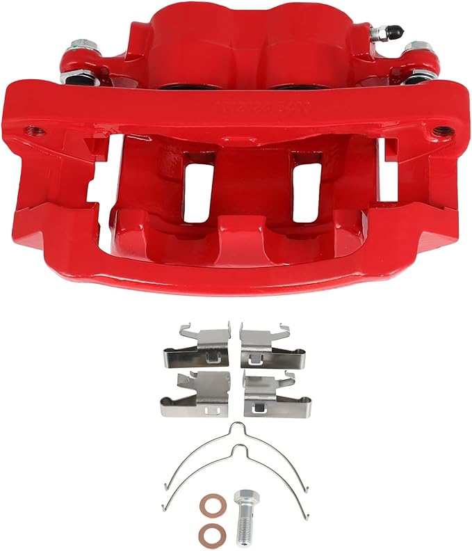 cciyu Front Left Brake Caliper Assembly w/Bracket 18-B4791 2000-2005 For Ford For Excursion,1999-2004 For Ford For F-250 Super Duty,1999-2004 For Ford For F-350 Super Duty