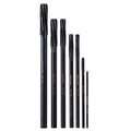 M2 High Speed Steel Premium Chucking Reamer Set, 7 pcs Fractional Sizes 1/8" Thru 1/2", Spiral Flute, Enlarge, Smooth and Finishing Holes