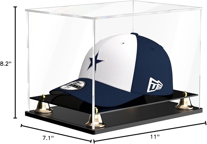 Hat Display Case Clear Acrylic Hat Display Box Assemble Baseball Cap Holder - Image 8