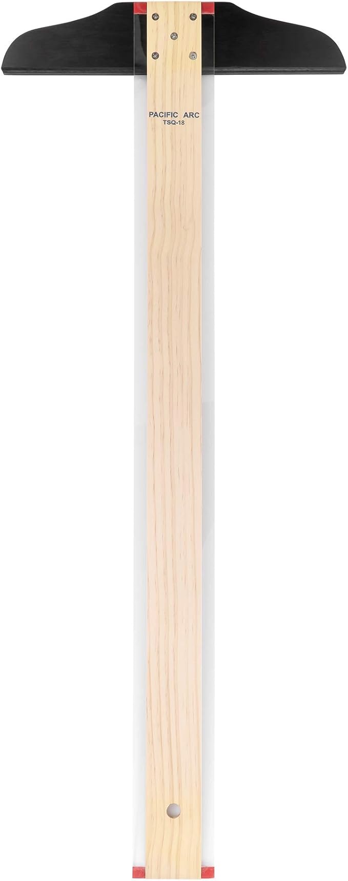 Pacific Arc 42 Inch T Square, Traditional Maple Blade with Acrylic Edge
