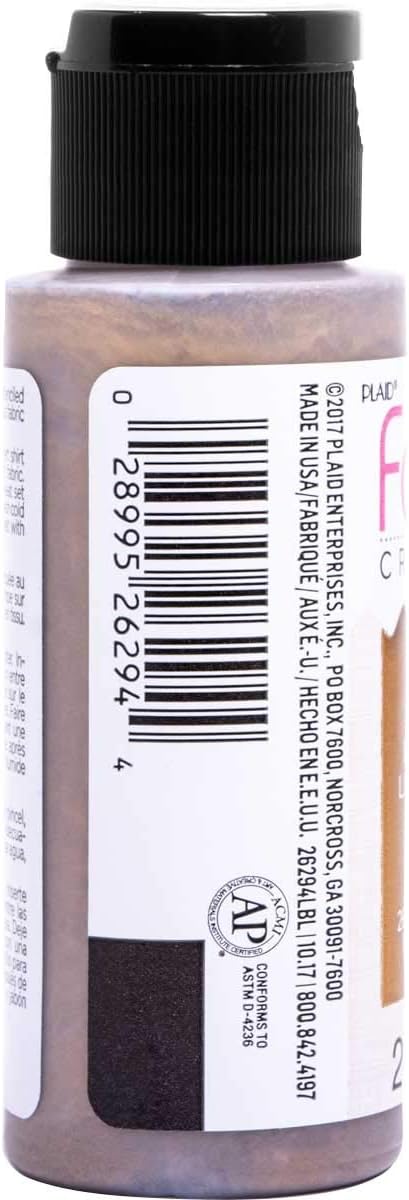 Fabric Creations Fabric Paint, 2 oz, Metallic Bronze - Image 3