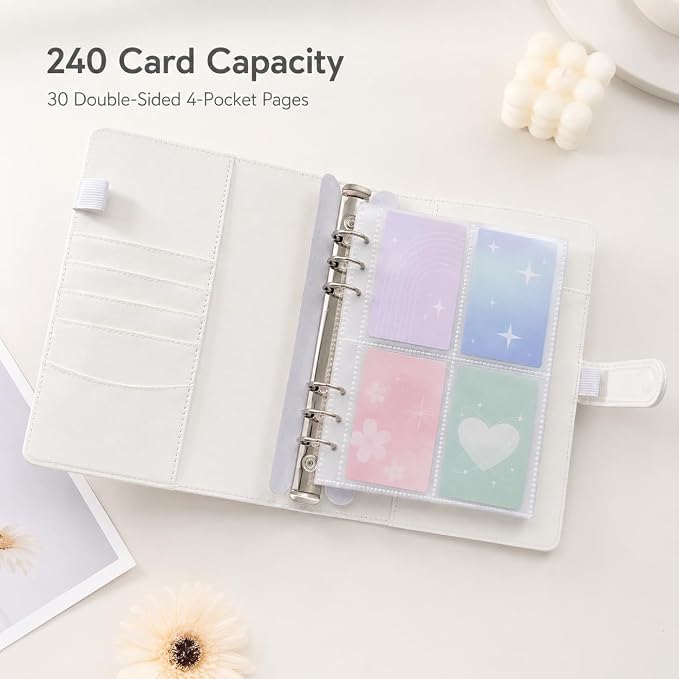 A5 Kpop Photocard Binder, 6-Ring Collector’s Album - Image 7