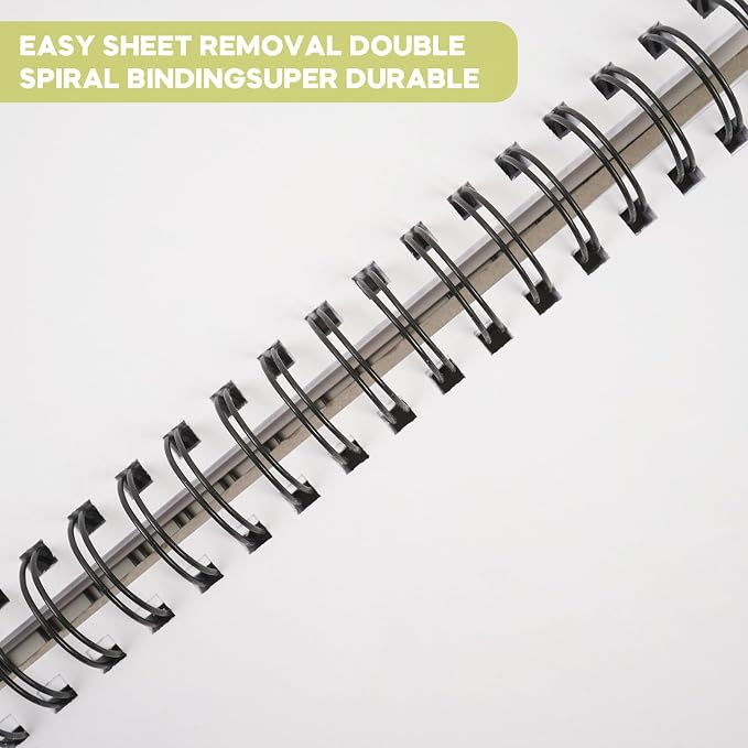 CONDA 9"x12" Double-Sided Hardbound Sketchbook, 60 Sheets, Heavyweight - Image 3