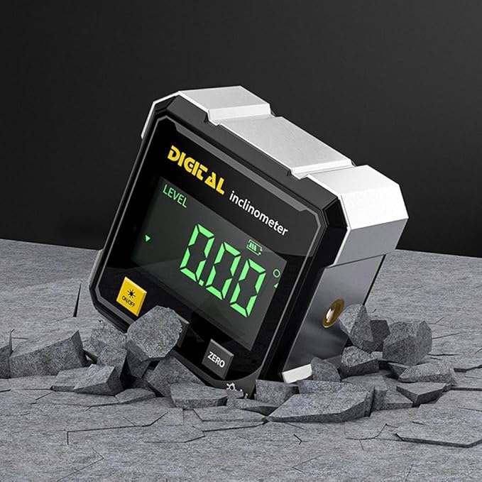 Digital Angle Finder,Digital Level,Inclinometer, Protractor Inclinometer Angle Cube Level Tool,Ultra-Accurate Readings,Used for Woodworking,Table Saw,and Construction