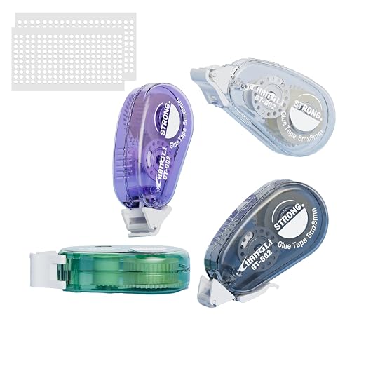 FUNSKY 4 Pack Double Sided Tape Roller by Unknown