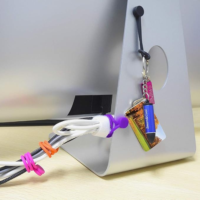 SMART&COOL Reusable Silicone Magnetic Cable Ties - Image 5