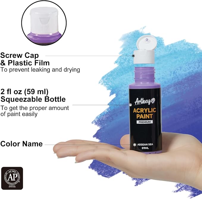 Artkey Acrylic Paint Set - Image 3