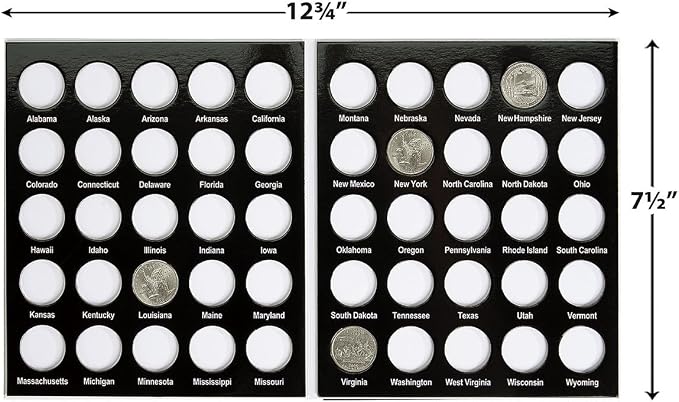 Current Collector 50 States Quarter Album 1999-2009 Hard Cover - Image 3
