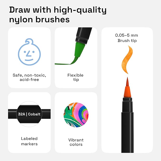 ARTISTRO 12 Watercolor Markers - Image 3