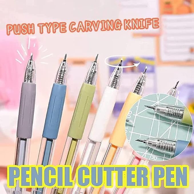 6pc Knife Pen Craft Cutting Tools, Pen Knife - Image 2