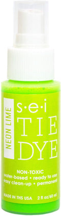S.E.I. Neon Lime Tie Dye Spray Bottle: 2oz. Non Toxic Fabric Dye Spray by SEI
