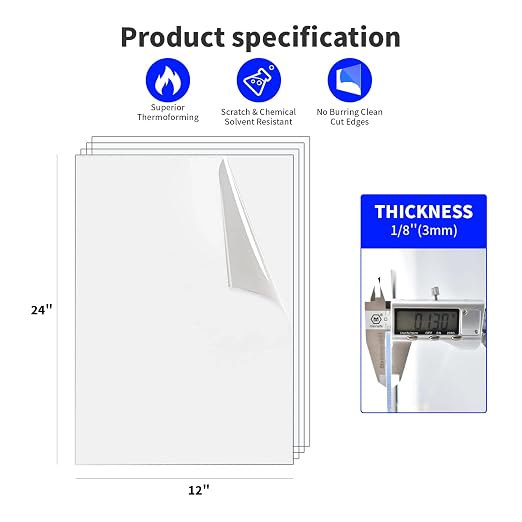 Art3d 1/8" Thick Plexiglass Sheets - Image 8