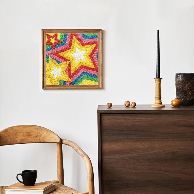 Doodlream Colorful Stars DIY Punch Needle Embroidery Kit - Image 6