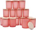 SHOWIN Thick Candle Jars for Making Candles 16 Pcs, 7 OZ Empty Jars by Showin