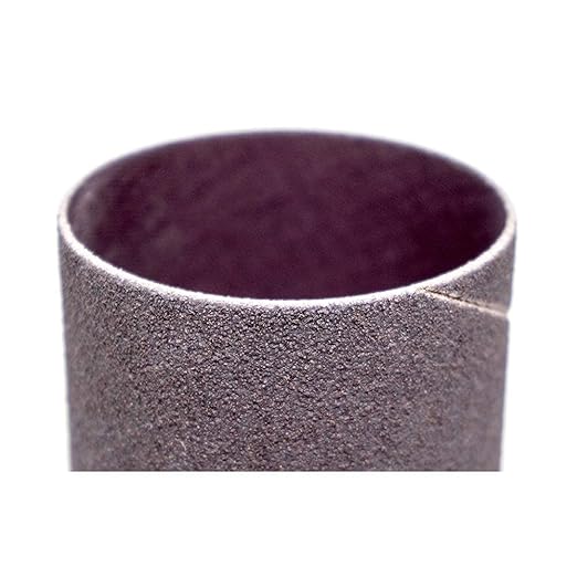 Benchmark Abrasives 1/2" x 1/2" Aluminum Oxide Sanding Bands, Spiral Bands Rotary Sander Attachment for Drill & Die Grinder, Metal Polishing, Sanders for Woodworking Sander Tool (10 Pack), 36 Grit
