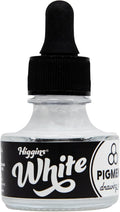 Higgins White Pigmented Drawing Ink by Higgins