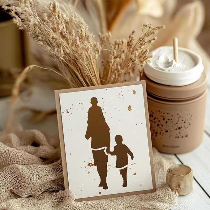 Dad Silhouette Stencil for Painting, 11.8"x11.8" Reusable Plastic Father's Day - Image 7