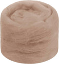 JeogYong Needle Felting Wool, 1.76oz Wool Roving Chunky Wool Yarn, Apricot Wool by JeogYong