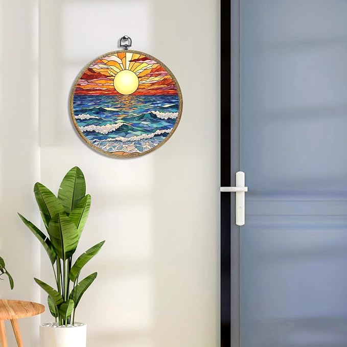 Colorful Boho Waves on The Beach Sunset Gifts - Image 6