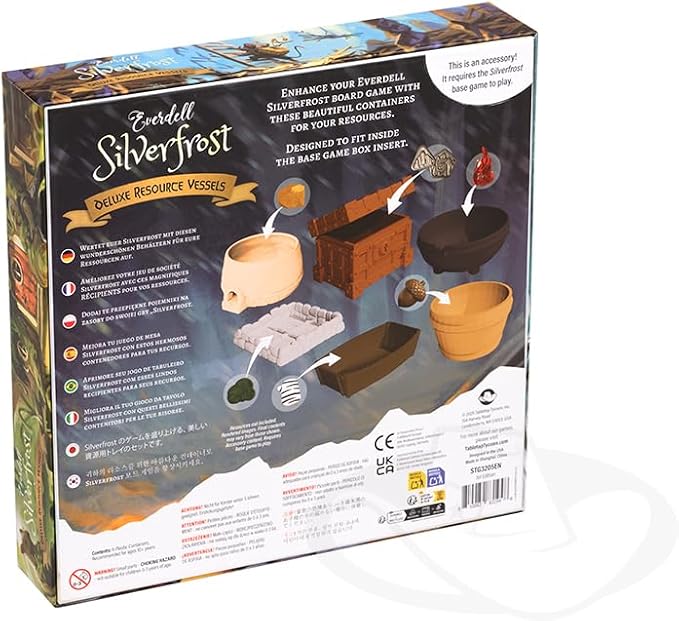 Everdell Silverfrost Deluxe Resource Vessels Premium Board Game Accessory | - Image 2