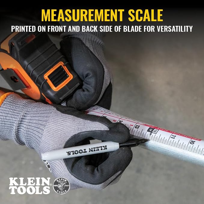 Klein Tools 9235 Tape Measure, Heavy-Duty Magnetic Measuring Tape - Image 4