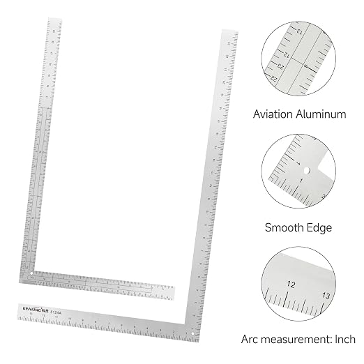 KEARING 24"x14" L-Square Ruler - Image 4