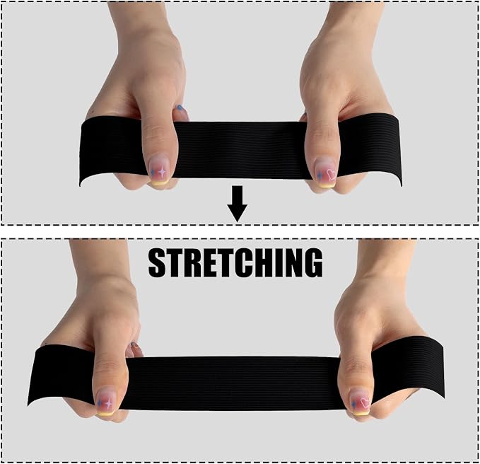 Elastic Band for Sewing, 1.5 Inch x 12 Yard High Elasticity Sewing Elastic - Image 6