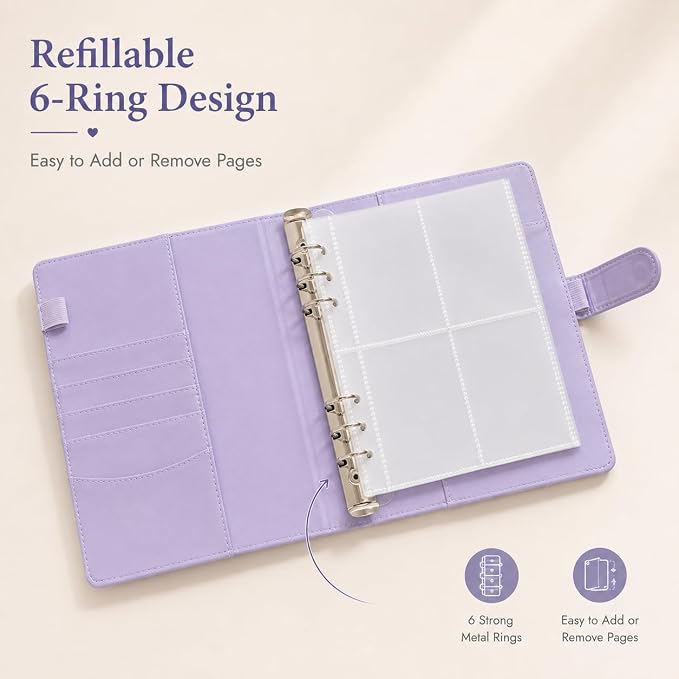 A5 Kpop Photocard Binder, 6-Ring Collector’s Album - Image 7