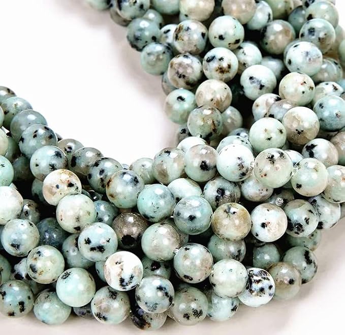 Zenkeeper 116 Pcs Kiwi Jasper Beads - Image 2