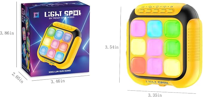 Electronic Tic Tac Toe Handheld Game – 6-in-1 Travel Puzzle Console, Fast-Paced - Image 2