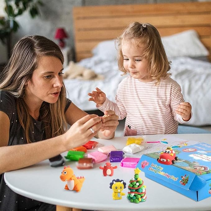 Air Dry Clay Kit for Kids – 64 Colors 15g Each, Non-Toxic Modeling Clay Set | - Image 5