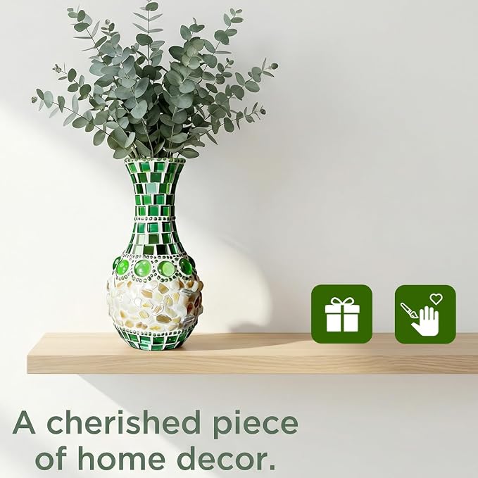 DIY Mosaic Vase Kit for Adults - Image 6