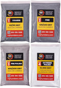 Refill Grit Kit w MJR Tumblers Premium Quality Extreme Polish 12,000 Grit Sub Micron Aluminum Oxide Polish for Unparalleled Result. For 25lb Rock Tumblers w Silicon Carbide, Disabled and Veteran Owned