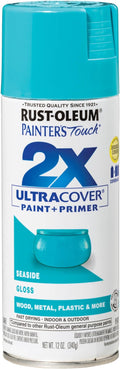 Rust-Oleum Painter's Touch 2X Ultra Cover Spray Paint, Gloss Seaside | Indoor by Rust-Oleum