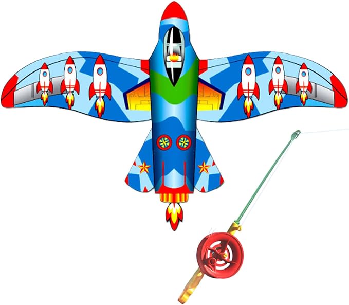 Dynamic Kites 3D Fishing Rod Line Kites Kites Easy Flying Toy Frameless Kites - Image 4