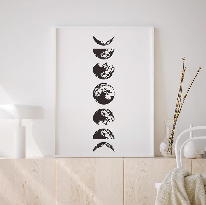 Moon Stencils for Painting Star Stencil Reusable Sun Clouds Stencils for - Image 3