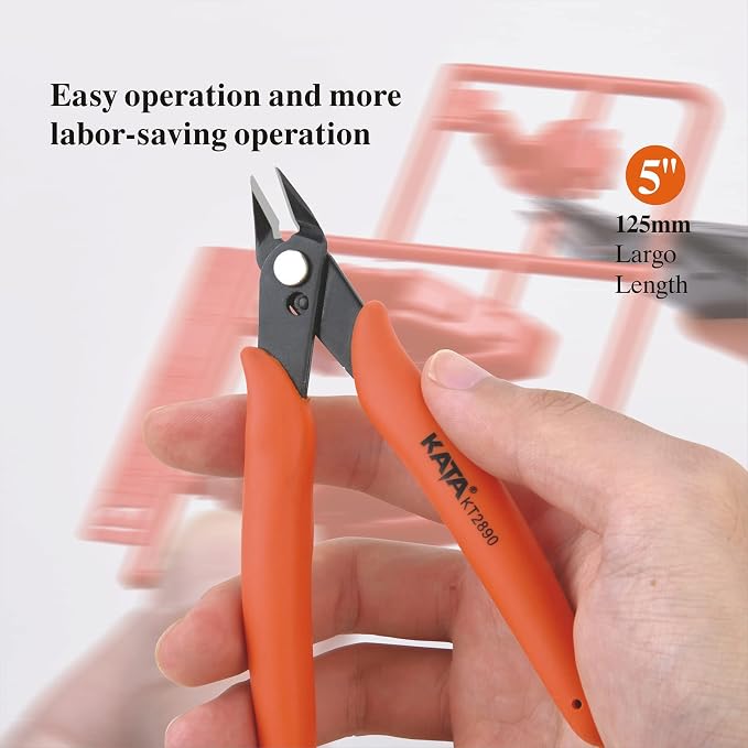KATA 5 Inch Mini Wire Cutters and 6 Inch Side Cutter Plier - Image 5