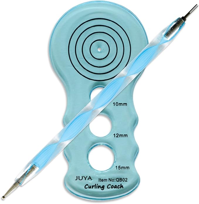 JUYA Paper Quilling Kits with 30 Colors 600 Strips and 8 Tools - Image 4