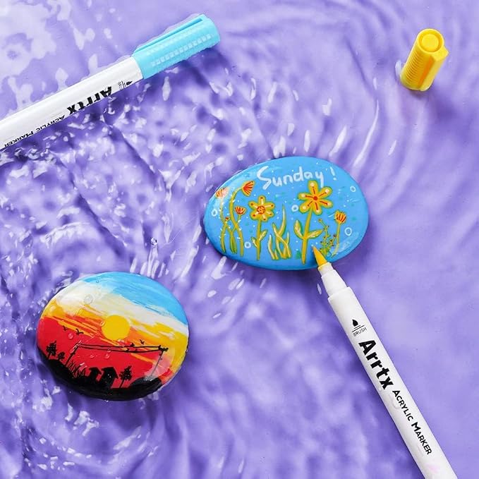 Arrtx 30 Colors Acrylic Paint Pens - Image 7
