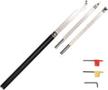 Carbide Tipped Woodturning Tools Wood Turning Tool Set of 3 with Interchangeable Handle for Wood Lathe, 3 Tools with aluminum alloy Grip Handle，Typ：AT03
