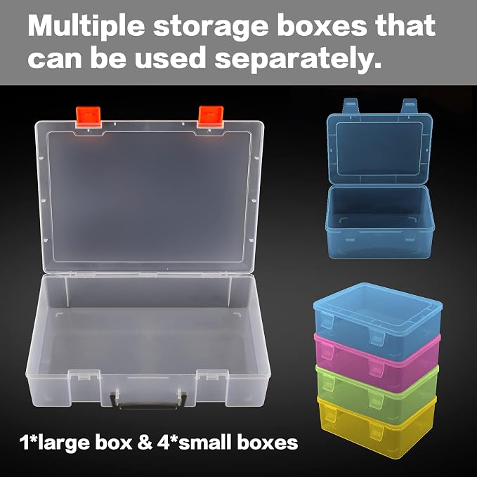 ALCYON 1600+ Trading Card Storage Box, Waterproof Plastic TCG Card Organizer - Image 4