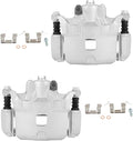 cciyu Front Left & Right Brake Calipers Assembly w/Bracket 19B2690 19B2691 2002 2003 2004 For Infiniti For I35,2002 2003 2004 2005 2006 For Nissan For Altima,2002 2003 2008 For Nissan For Maxima