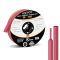 3/4" Heat Shrink Tubing, 3:1 Heat Shrinkable Tubing with Adhesive Lining Eco-Friendly Flame Retardancy Marine Grade Sleeving Tube Wrap Cable Wire 50 Feet Roll Red