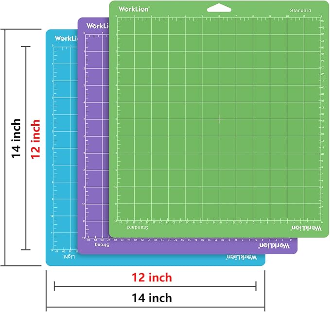 WORKLION Cutting Mat 12x12 for Cricut: Cricut Explore One/Air/Air 2/Maker - Image 4