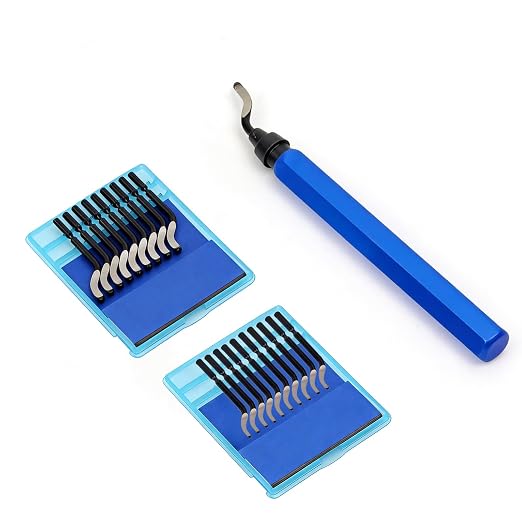 Deburring Tool with 20pcs High Speed Blades, Deburring Tool 3D Printing by Unknown